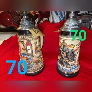 VINTAGE GETLRMAN BEER STEINS